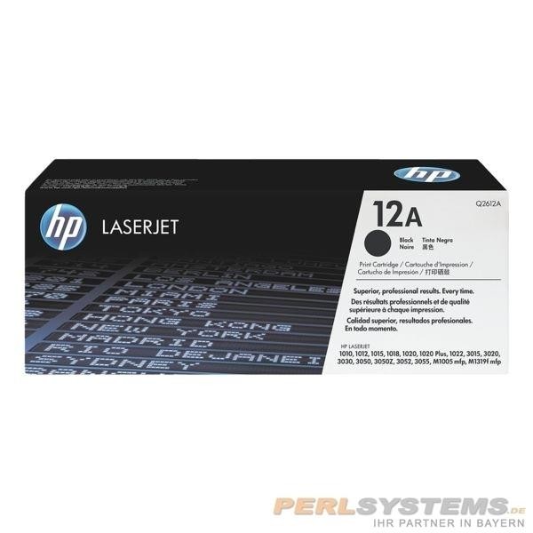 HP 12A Toner Black HP LaserJet 1010 HP 3015 HP 3030 HP LaserJet M1319F Doppelpack Q2612AD