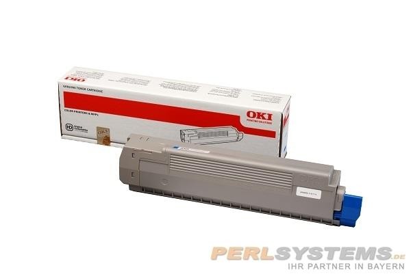 OKI Toner Cyan für OKI C801 OKI C801DN OKI C821 OKI C821DN 44643003