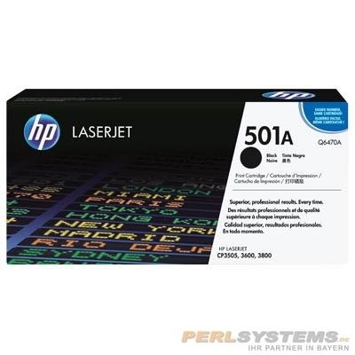 HP 501A Toner Black für HP Color LaserJet 3600 CLJ3800 HP Color LaserJet CP3505 Q6470A