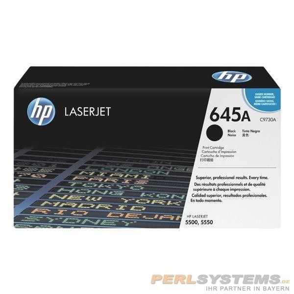 HP 645A Toner Black für HP Color LaserJet 5500 HP Color LaserJet 5550 C9730A
