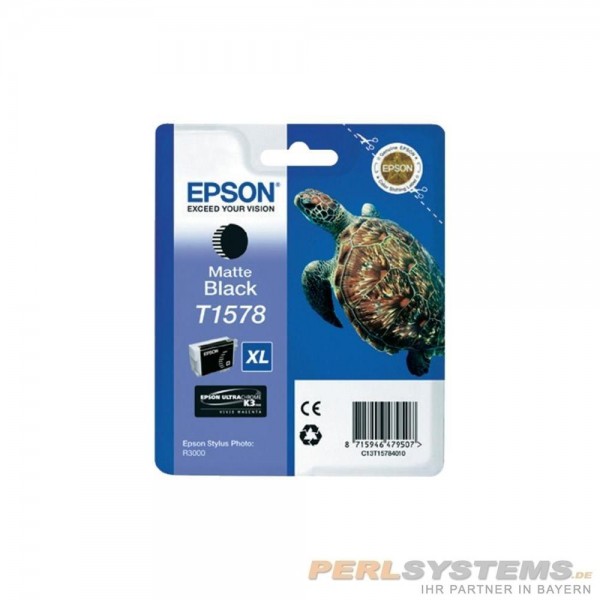 Epson Tintenpatrone T1578 XL Matte Black für Epson Stylus Photo R3000