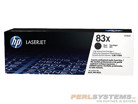 HP 83X Toner Black HP LaserJet Pro M125 M126 M127 HP M201 HP M225 Serie CF283X